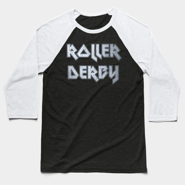 Roller Derby Baseball T-Shirt by Erena Samohai